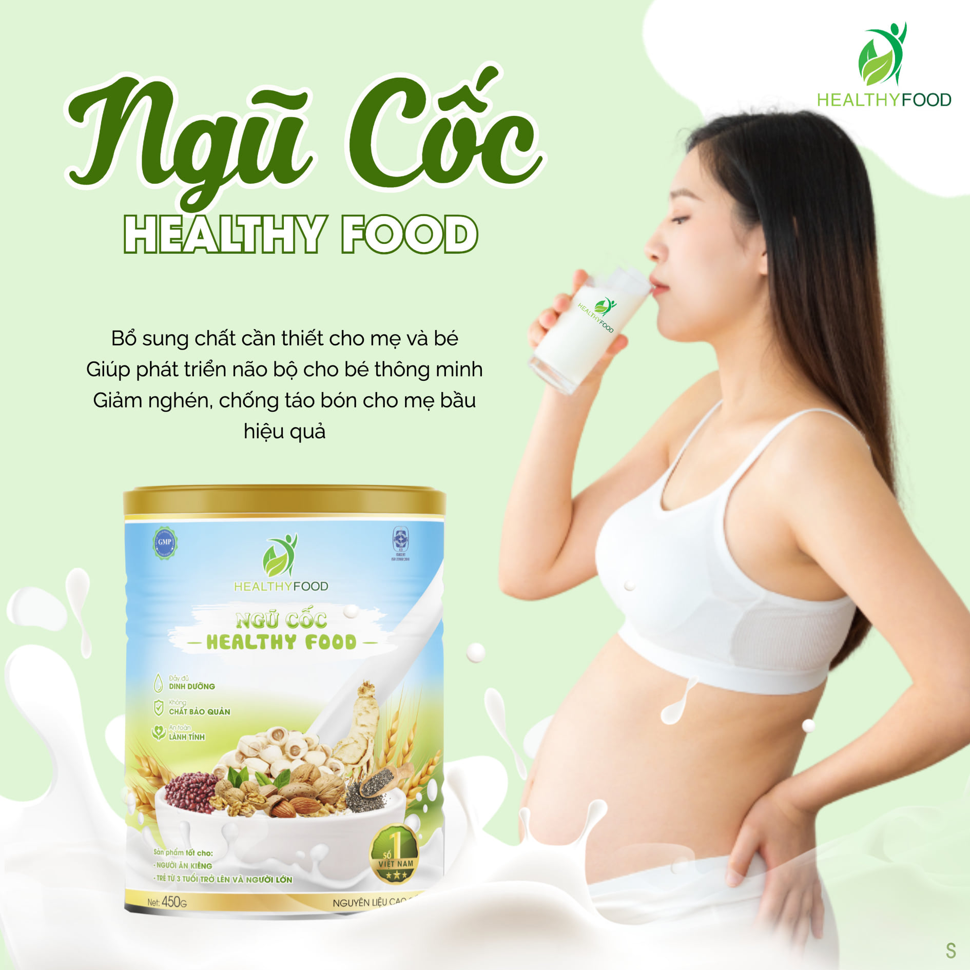 Ngũ cốc lợi sữa giúp mẹ chăm trẻ toàn diện