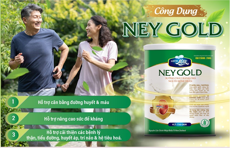 Sữa Ney Gold dành cho người bệnh thận