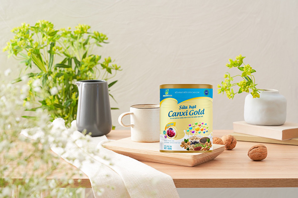 Sữa hạt bổ sung canxi và mật độ khoáng chất trong xương