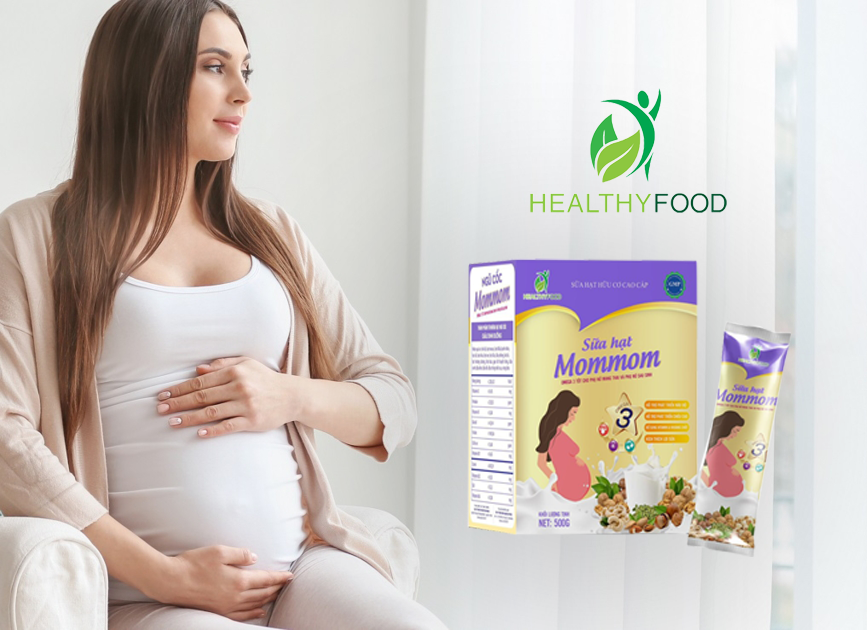 Sữa hạt cho mẹ bầu mommom giúp cải thiện giấc ngủ